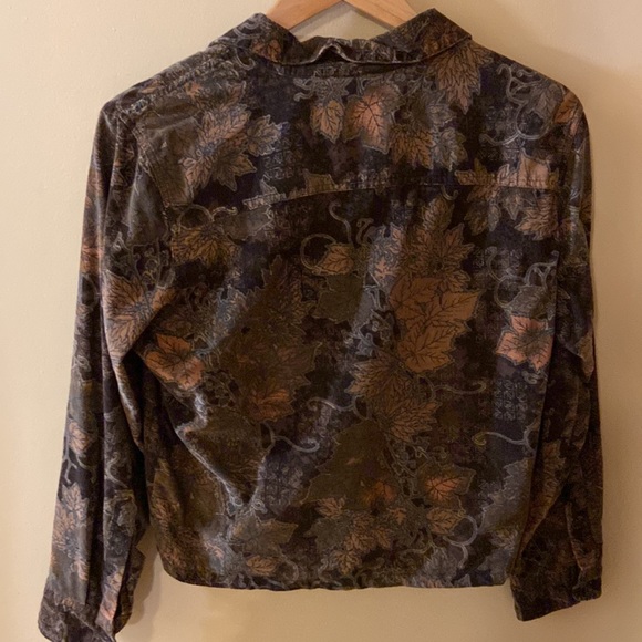 Corduroy long sleeved shorter shirt - Picture 3 of 4